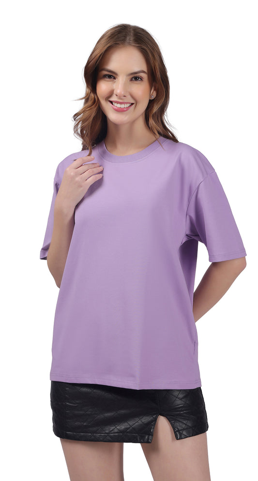 Anti-Stain Elite Comfort Oversized T-Shirt – Lavender