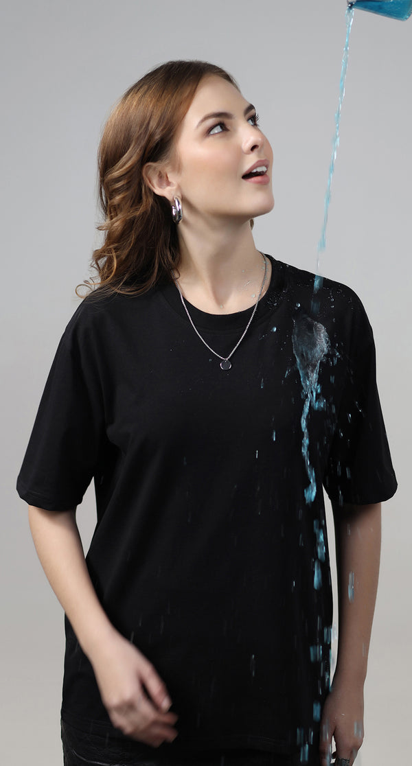 Anti-Stain Elite Comfort Oversized T-Shirt – Black