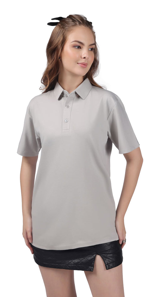 Anti-Stain Classic Polo T-shirt – Grey