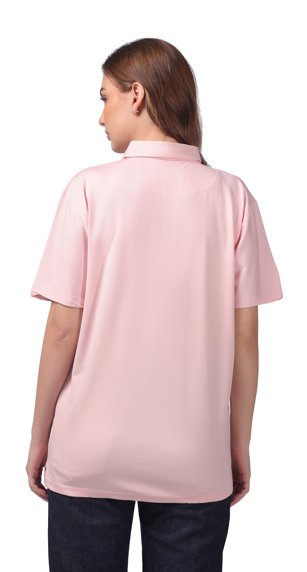 Anti-Stain Classic Polo T-shirt – Pink