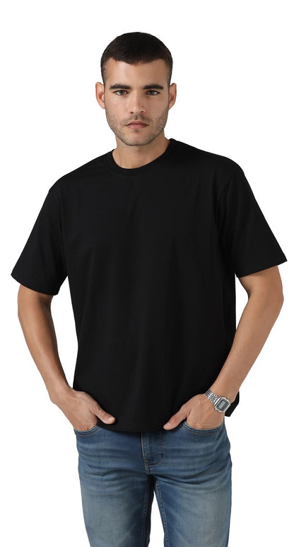 Anti-Stain Elite Comfort Oversized T-Shirt – Black