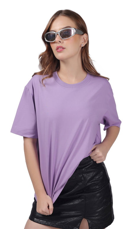 Anti-Stain Elite Comfort Oversized T-Shirt – Lavender