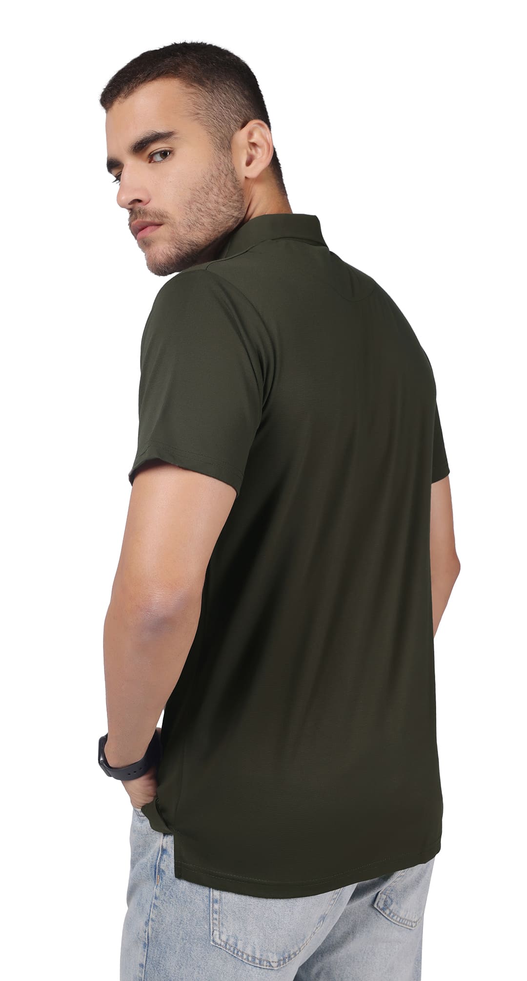 Anti-Stain Classic Polo T-shirt – Green