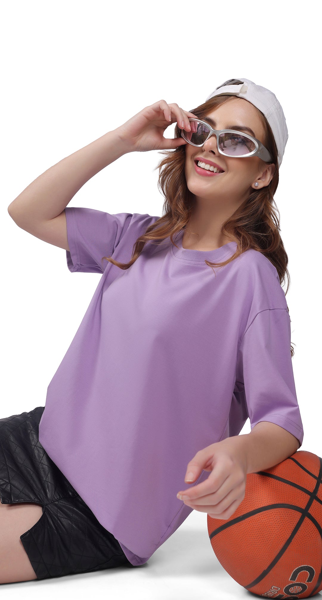 Anti-Stain Elite Comfort Oversized T-Shirt – Lavender