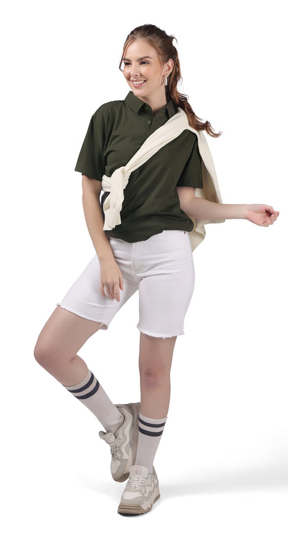 Anti-Stain Classic Polo T-shirt – Green