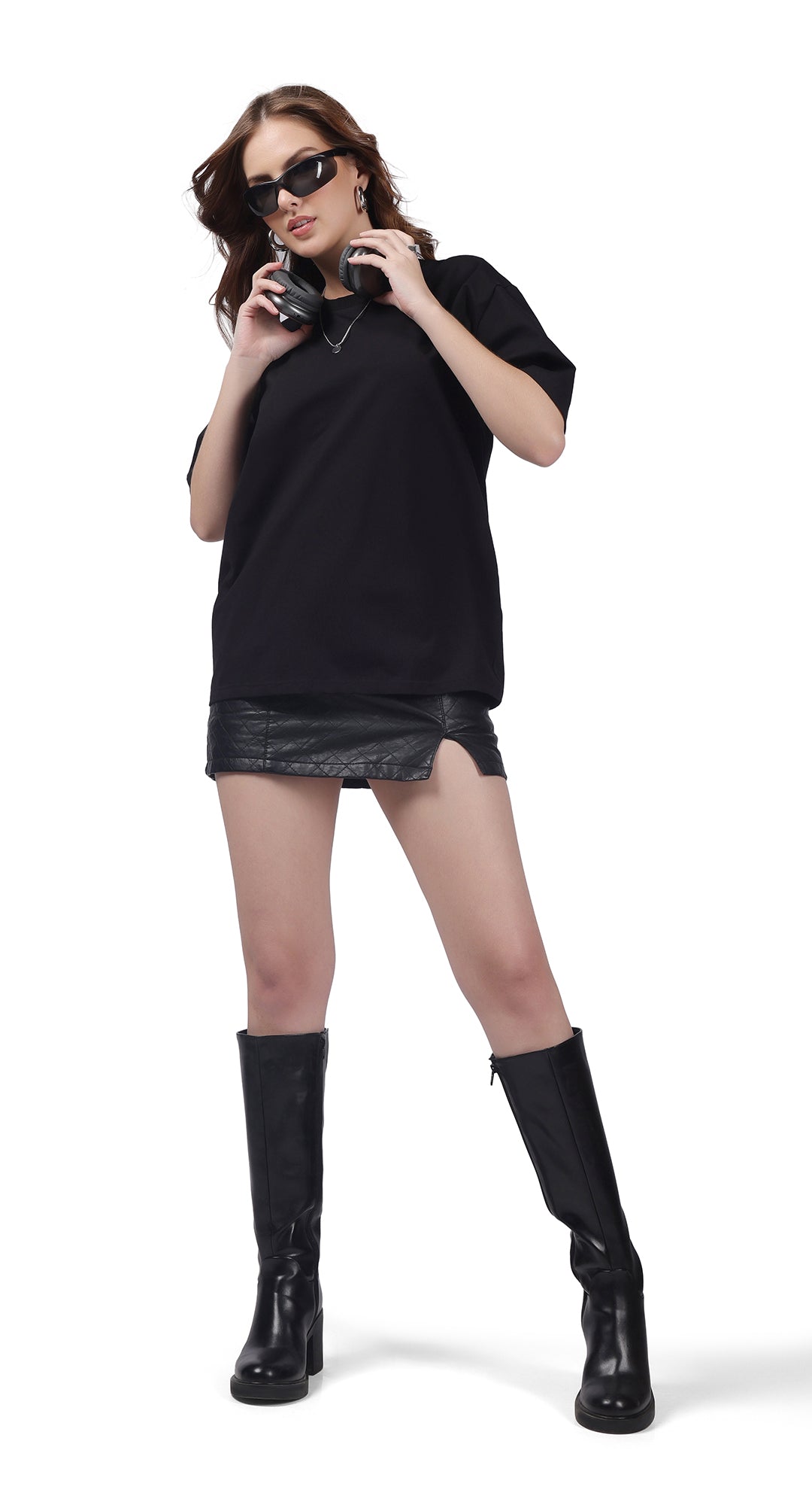 Anti-Stain Elite Comfort Oversized T-Shirt – Black