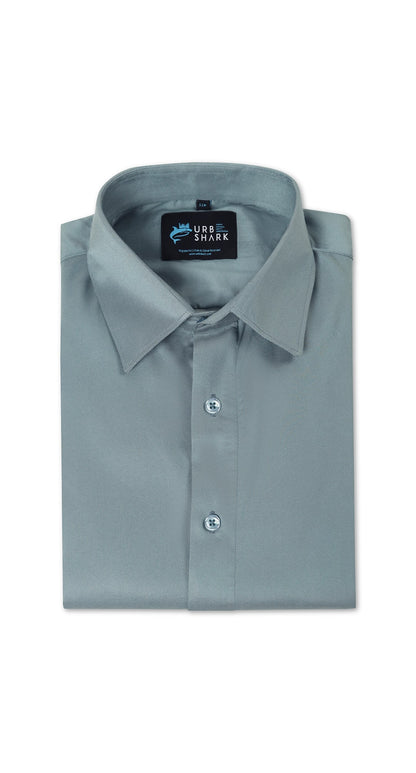 Anti-Stain Miracle Lycra Dress Shirt – Grey