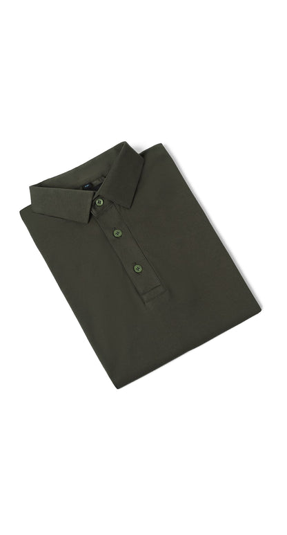 Anti-Stain Classic Polo T-shirt – Green
