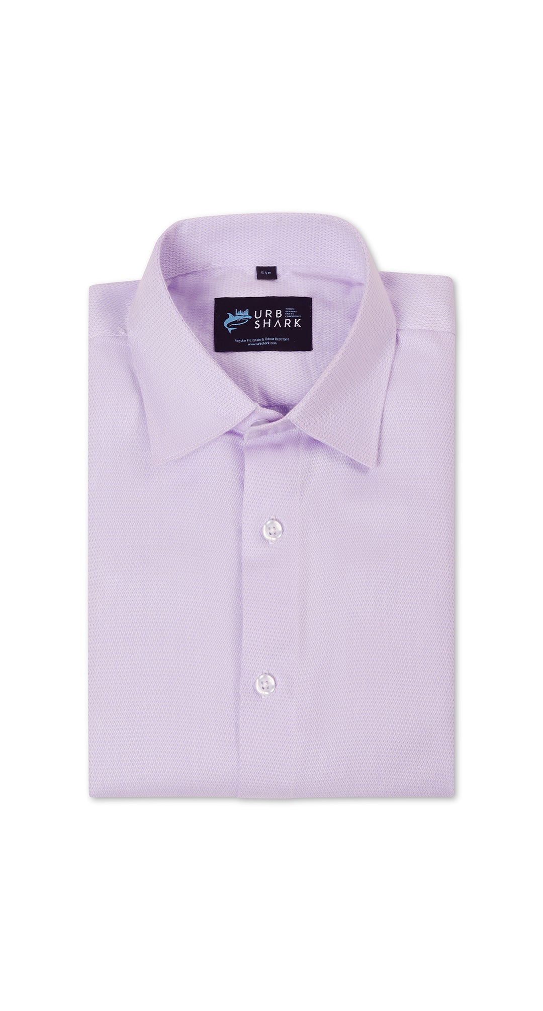Anti-Stain Pattern Dress Shirt – Purple
