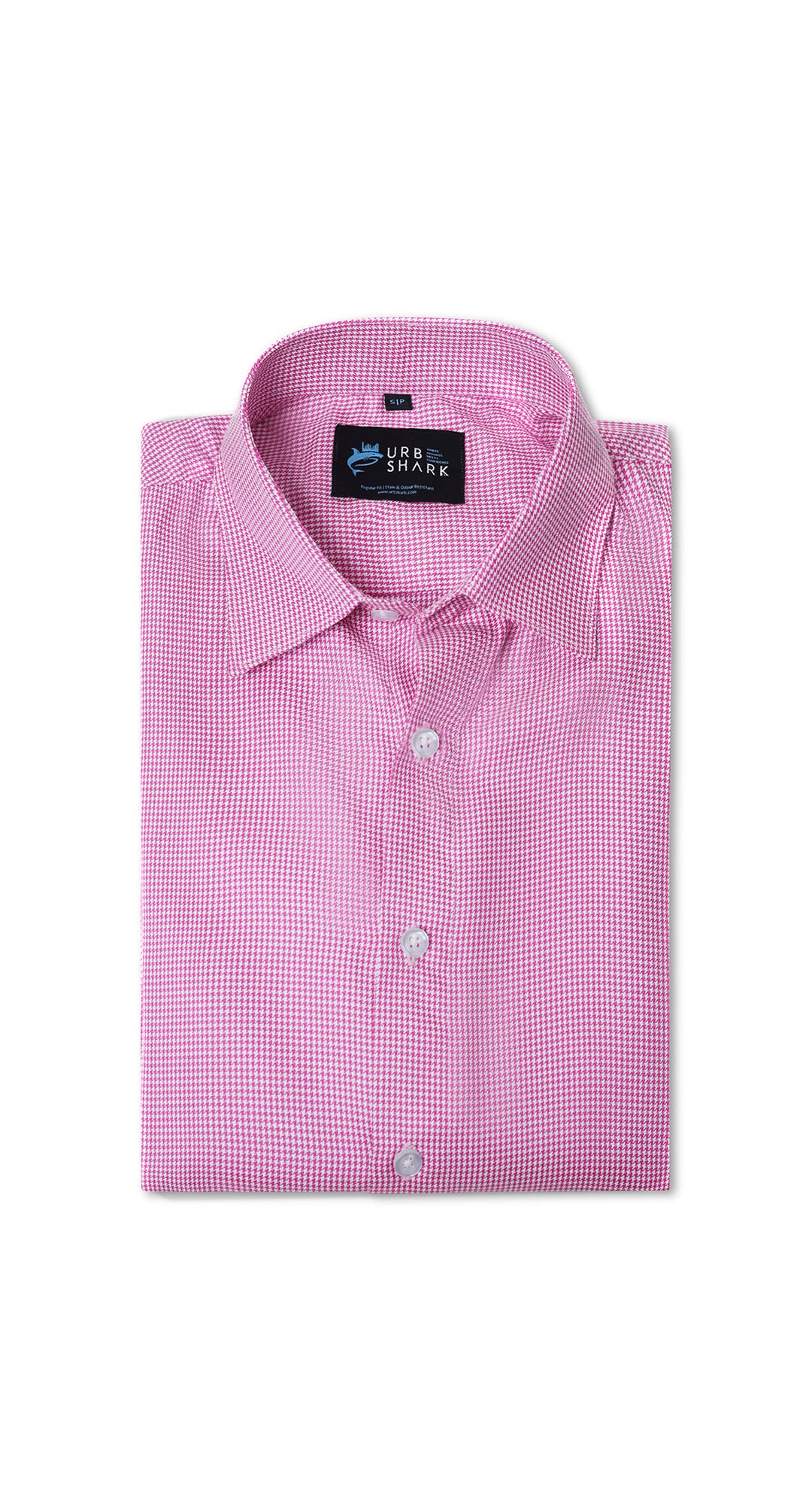 Anti-Stain Polyester Viscose Yarn Dress Shirt – Pink