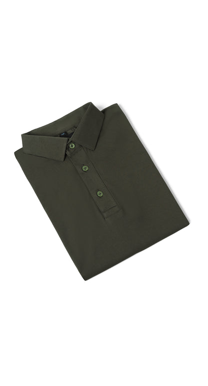Anti-Stain Classic Polo T-shirt – Green