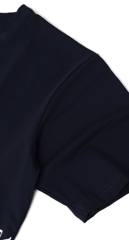 Anti-Stain Skyline Oversized T-Shirt – Navy