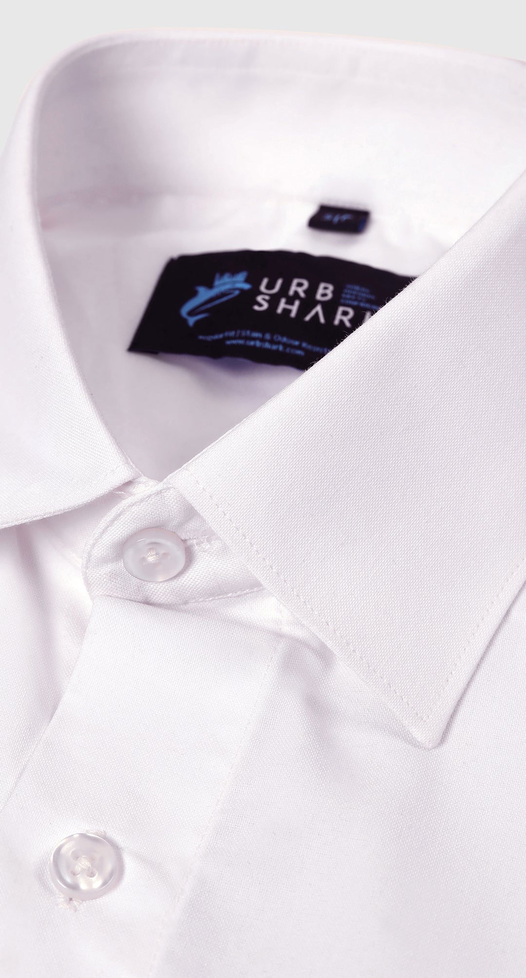 Anti-Stain Lycra Dress Shirt – White