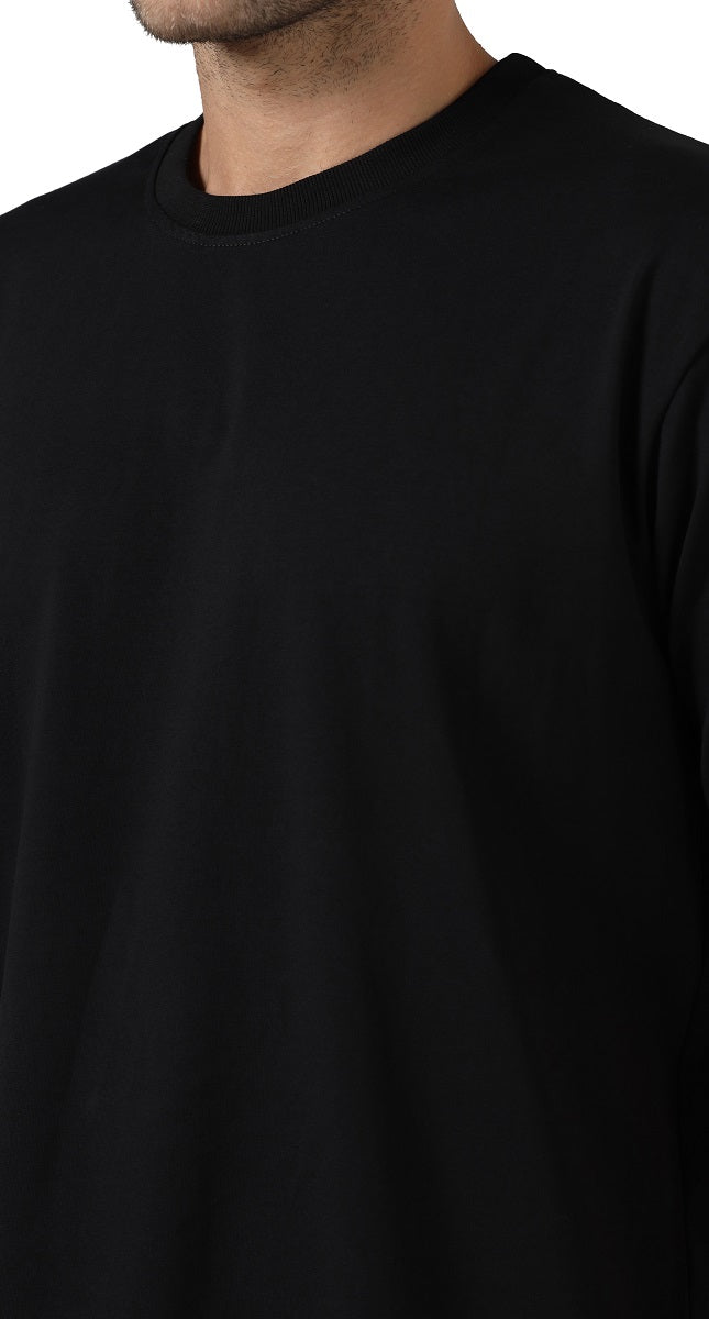 Anti-Stain Elite Comfort Oversized T-Shirt – Black