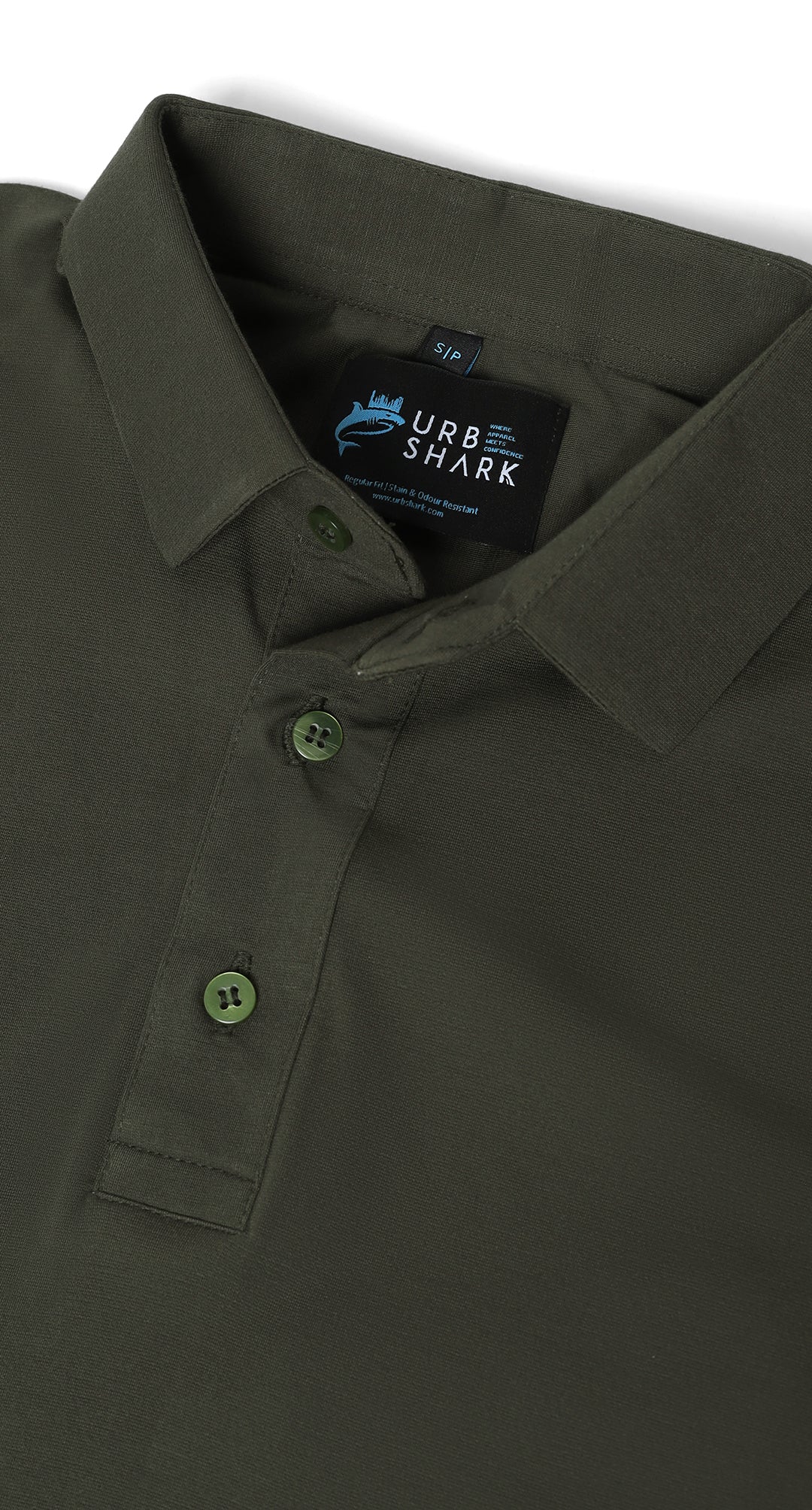 Anti-Stain Classic Polo T-shirt – Green