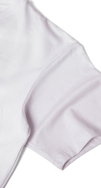 Anti-Stain Skyline Oversized T-Shirt – White