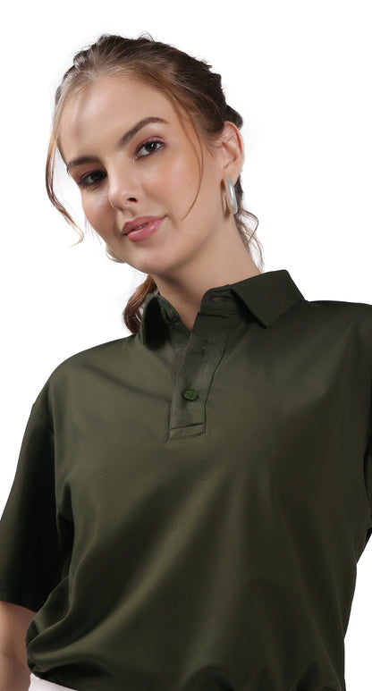 Anti-Stain Classic Polo T-shirt – Green