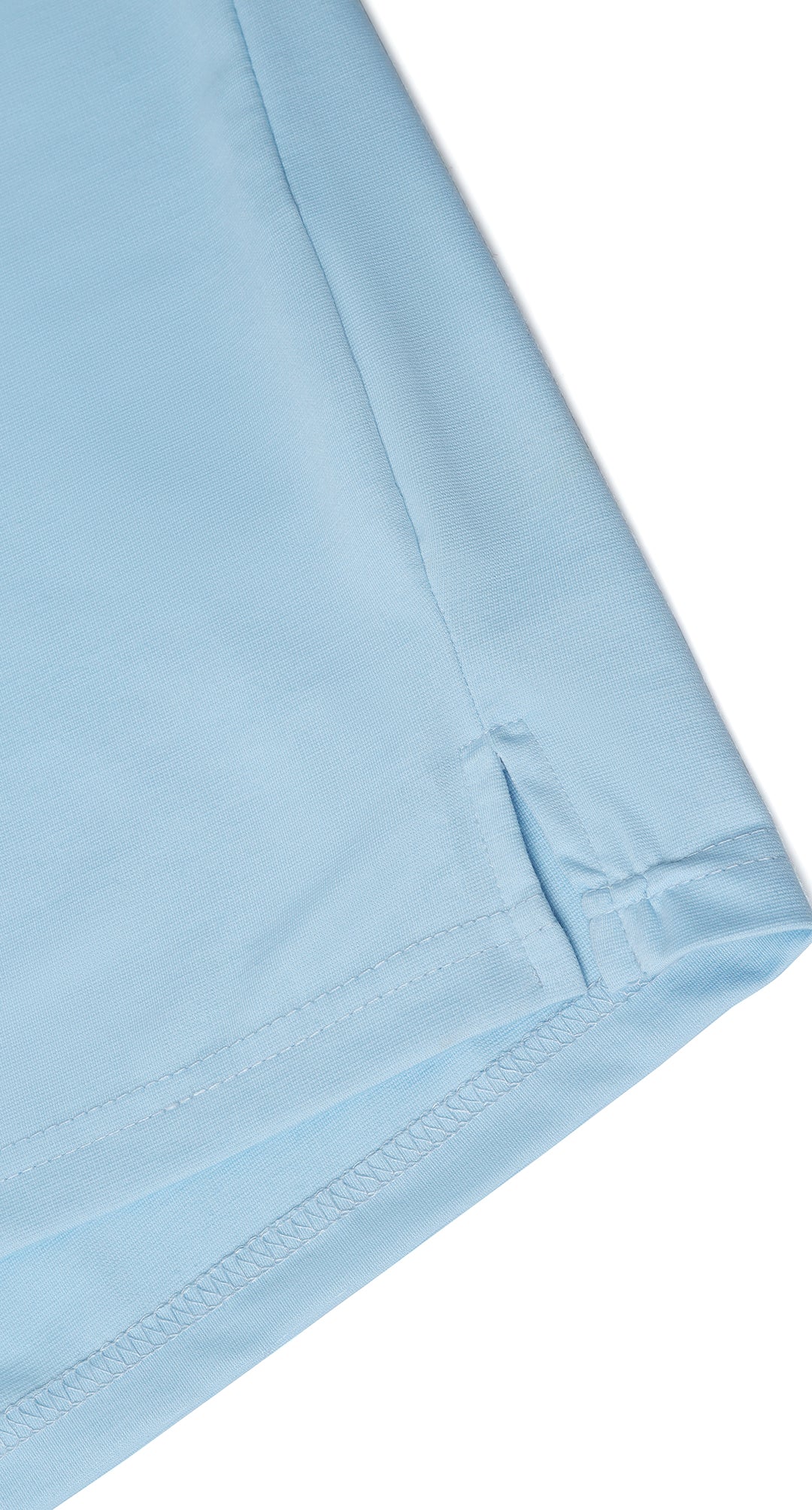 Anti-Stain Signature Style Polo T-shirt – Light Blue